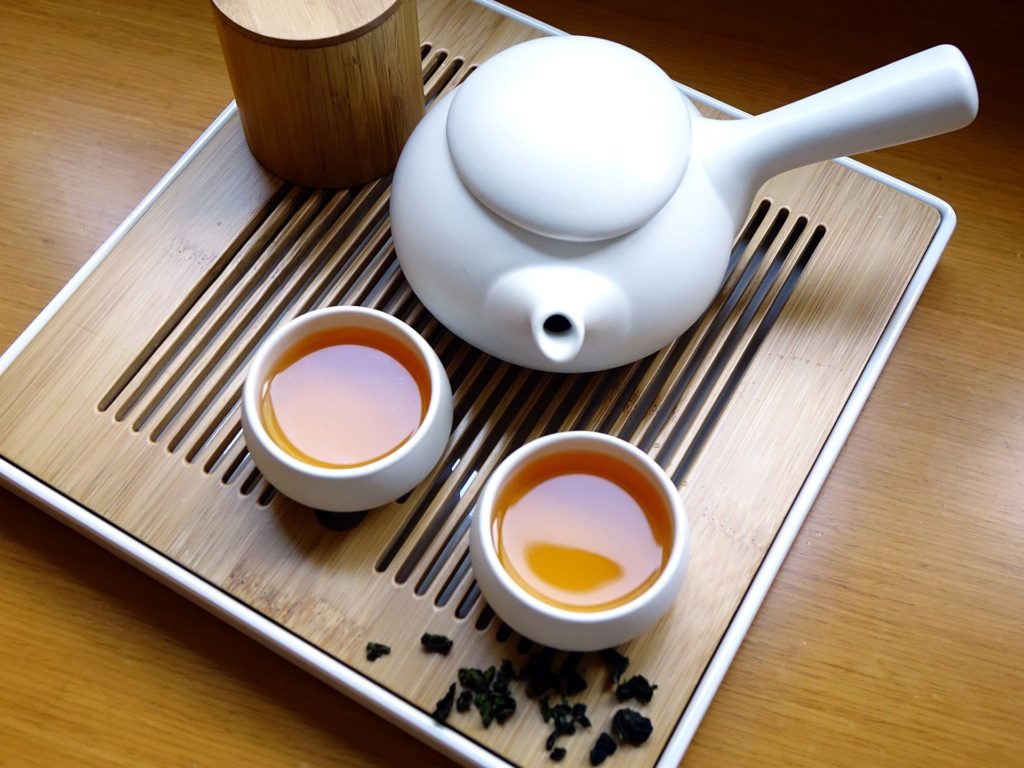 Stockage du thé Oolong