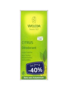 Anti transpirant naturel 100 % efficace : le guide Weleda déodorant citrus anti transpirant naturel 100 % peaux délicates agrumes