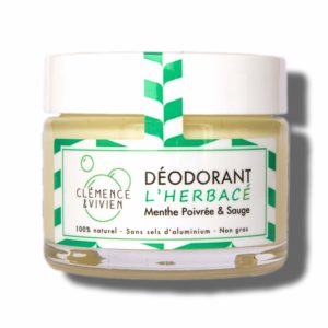 Anti transpirant naturel 100 % efficace : le guide Clémence Vivien baume déodorant herbacé anti transpirant naturel 100 % made in France