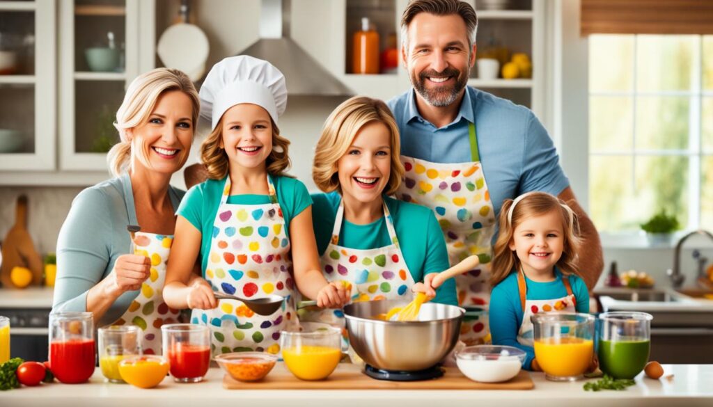 Atelier de cuisine en famille