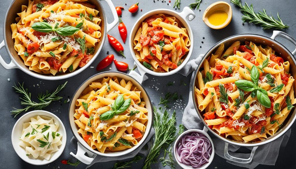 Variantes du One Pot Pasta Cookeo