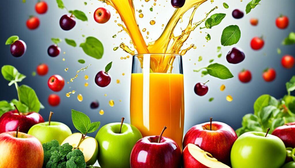 bienfaits du jus de pomme