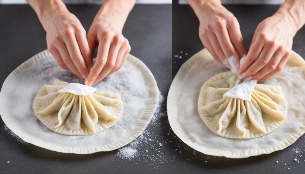 façonnage et cuisson des gyoza