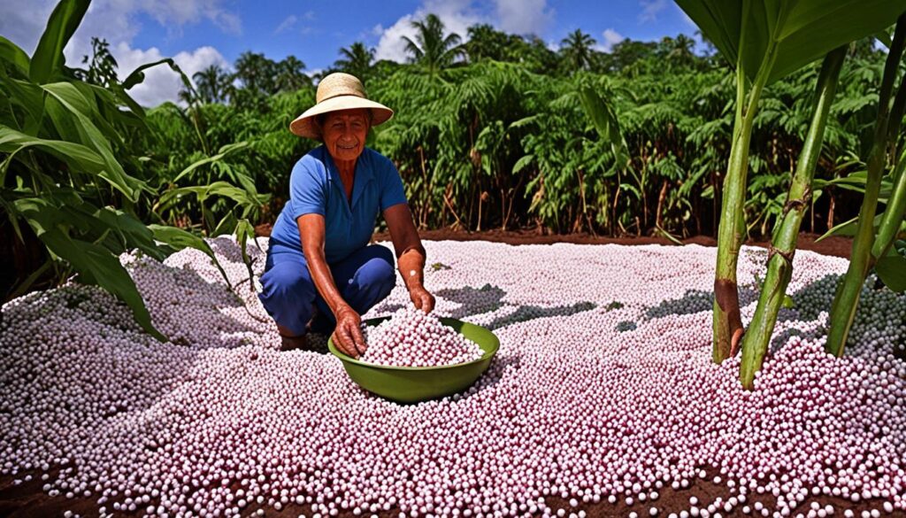 origine perles de tapioca