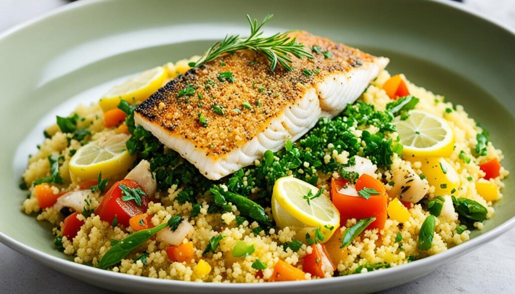 préparation couscous de poisson