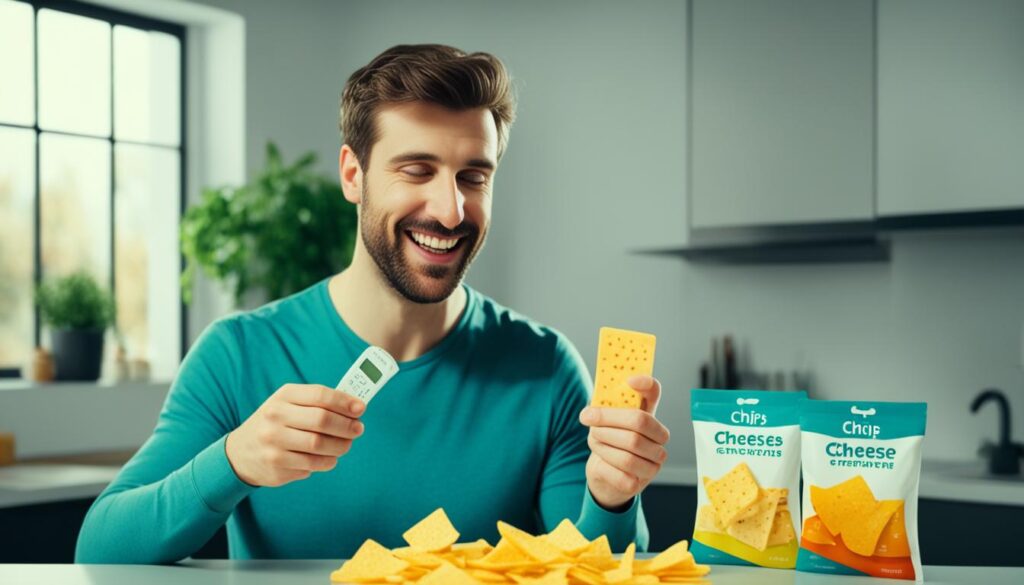 température de dégustation des chips au fromage