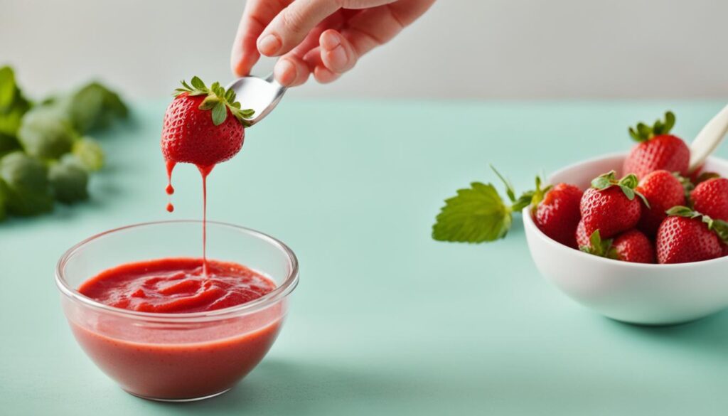 recette compote fraise bébé