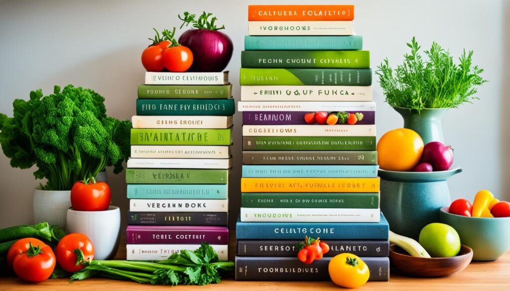 sélection de livres vegan