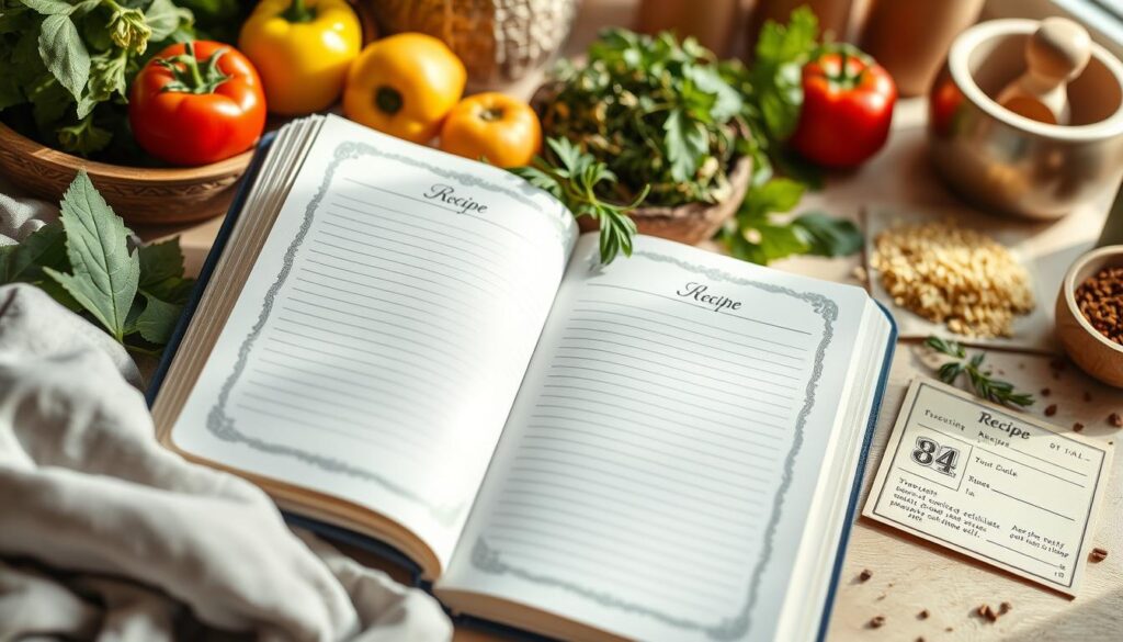 journal de cuisine personnalisable