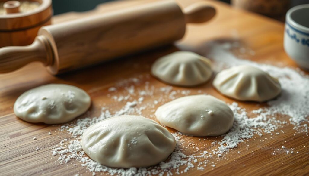 pâte à gyoza maison