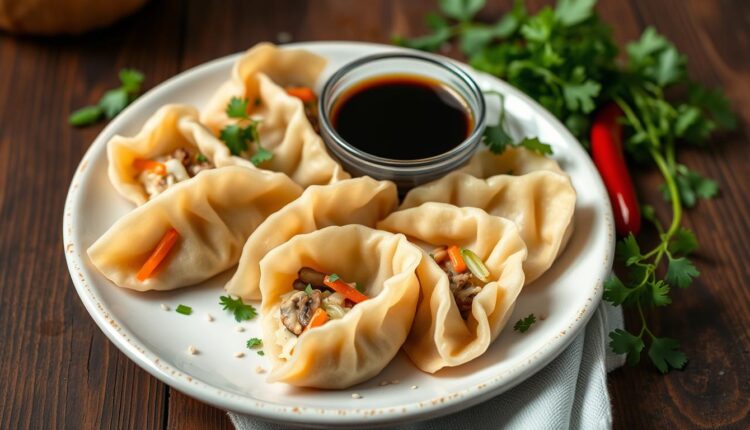 recette gyoza vegetarien