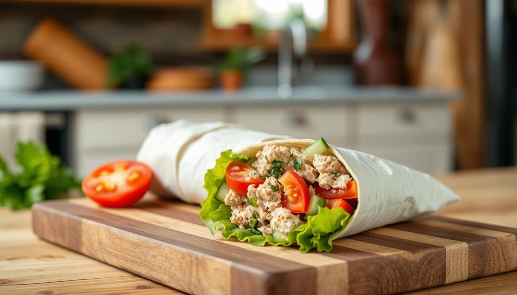 wrap au thon recette