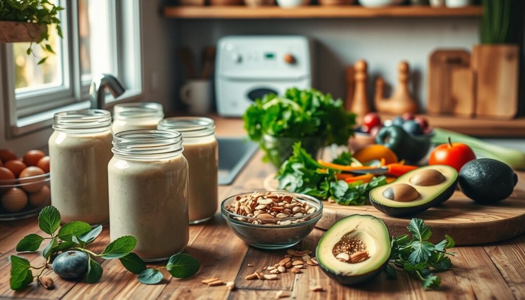 cuisine saine avec purée d'amande