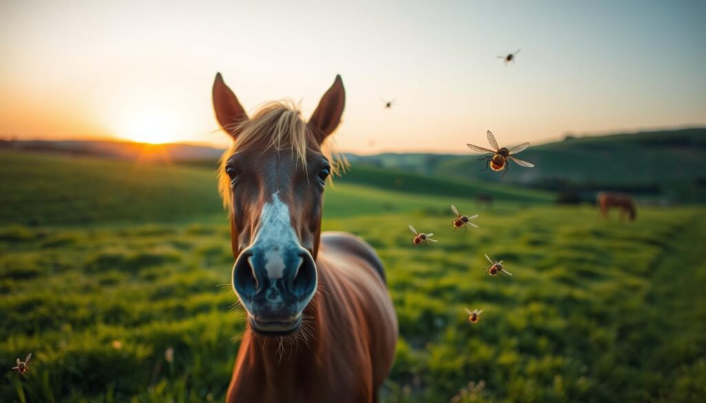 dangers des insectes santé équine