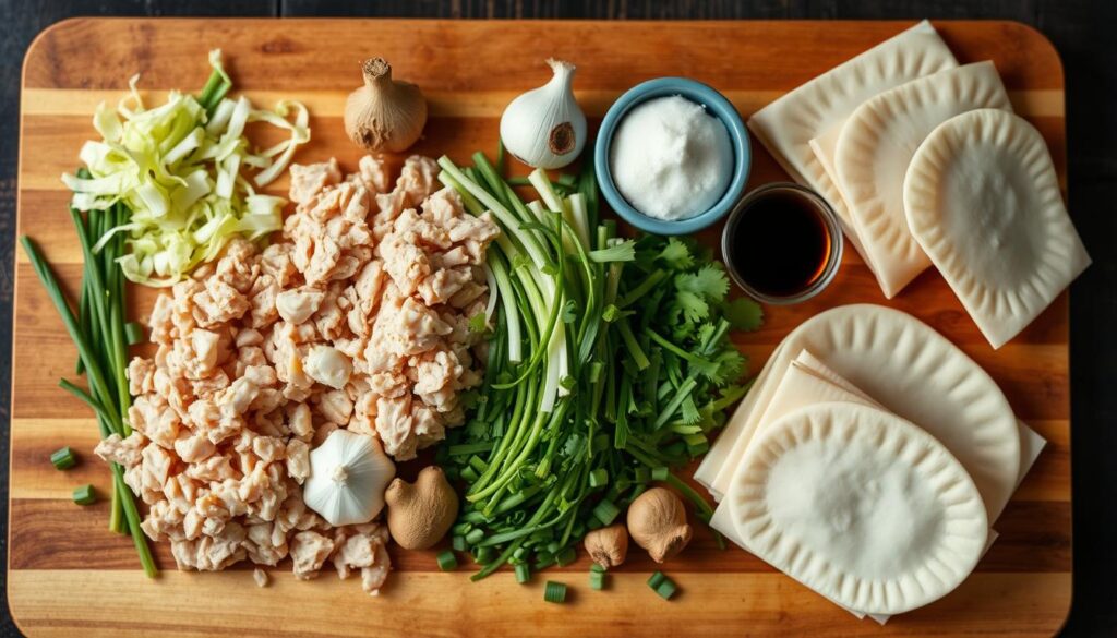 ingredients gyoza recette poulet