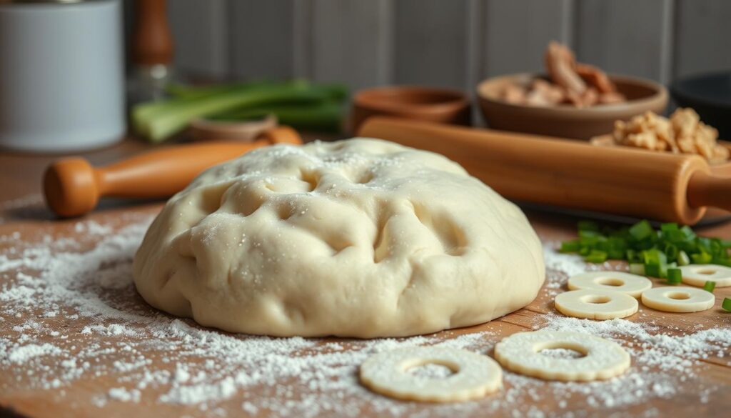 pâte à gyoza maison