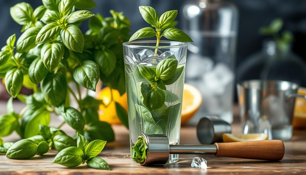 préparation basil smash