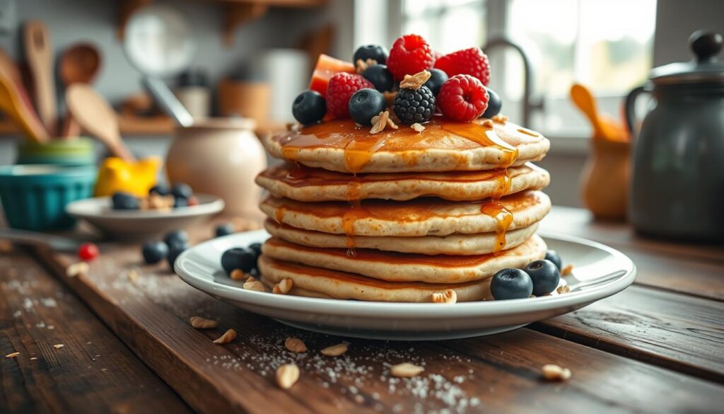 recette de pancakes protéinés