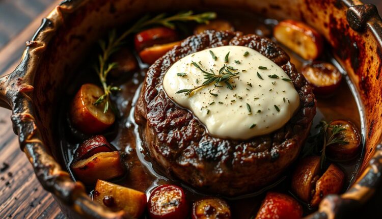 recette filet mignon au boursin au four