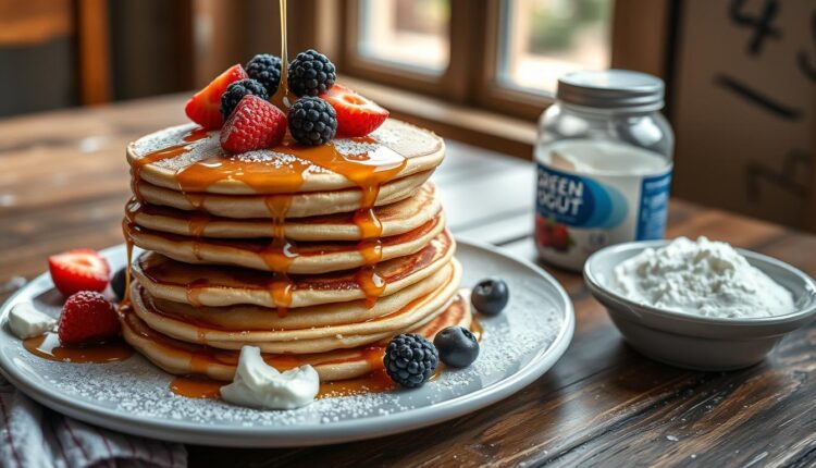 recette pancakes proteiné