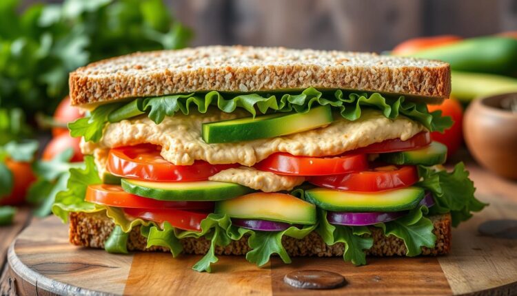 recette sandwich vegetarien