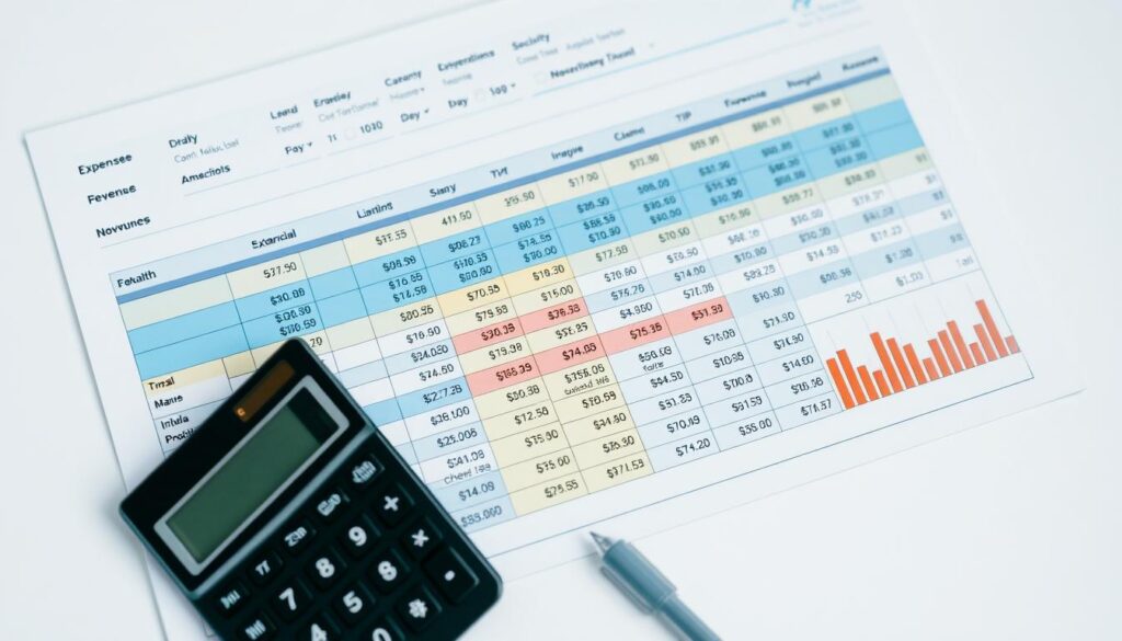 tableau dépenses et recettes