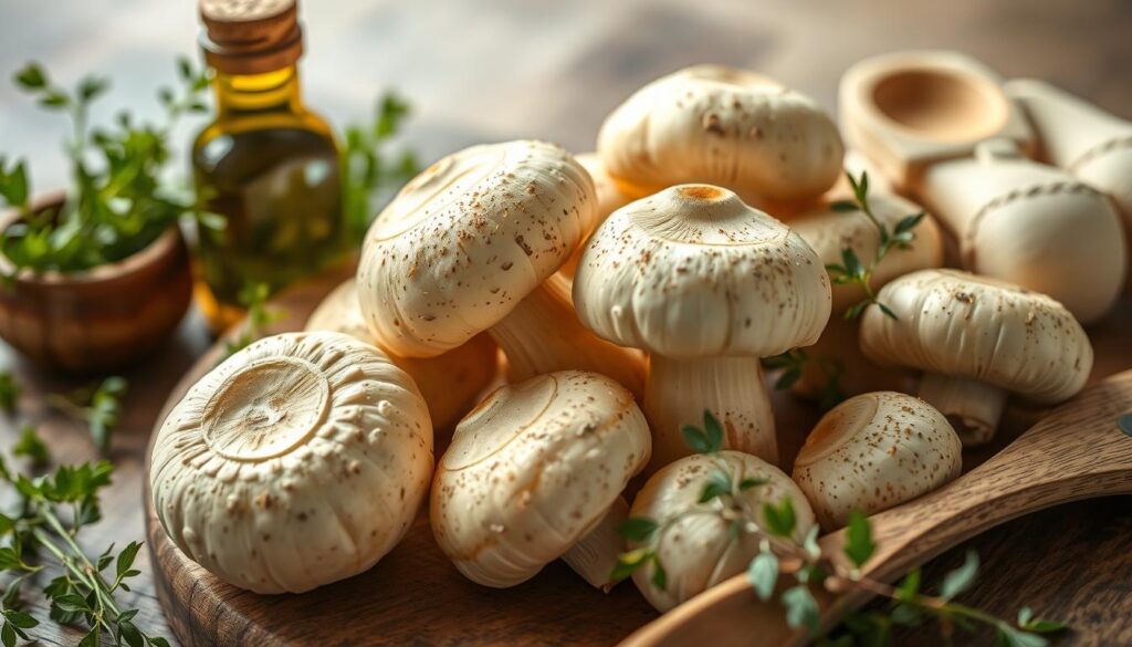 ingrédients champignons pieds de mouton