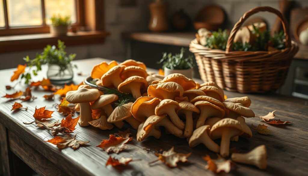 préparation chanterelles