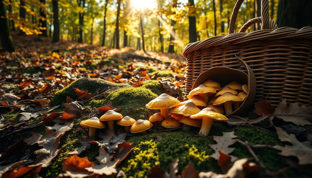 saison cueillette chanterelle