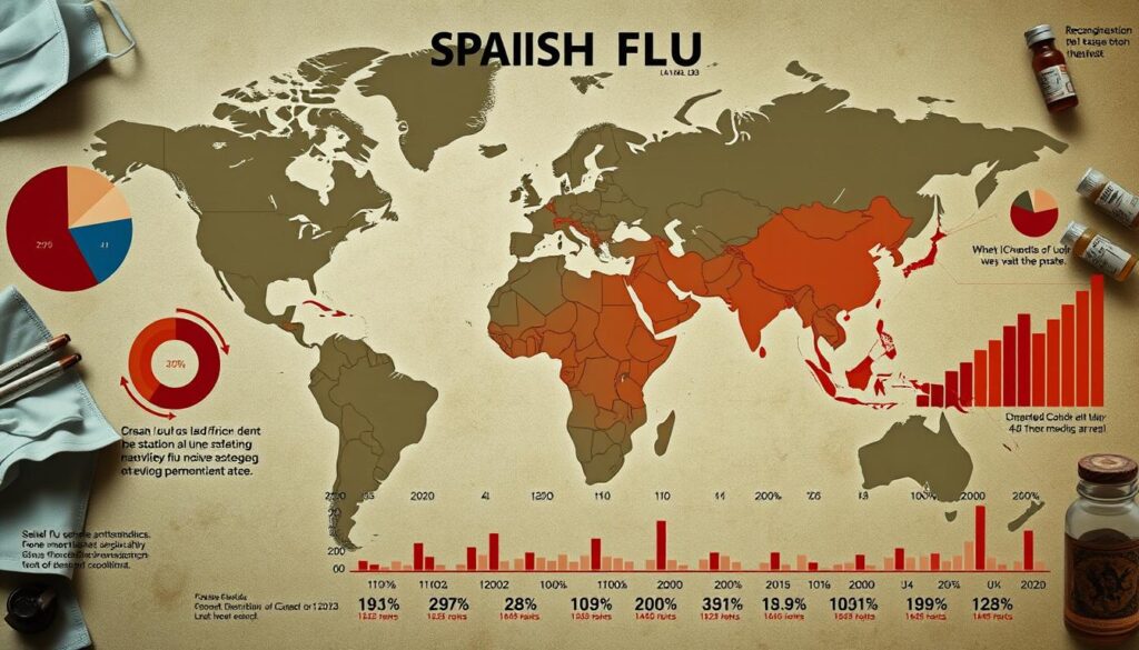 statistiques grippe espagnole