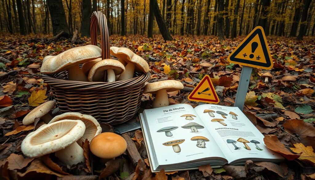 préventions des accidents lors de la cueillette de champignons