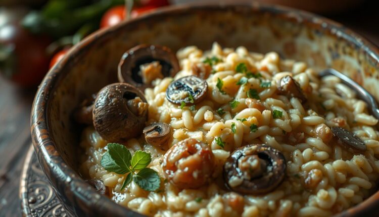 risotto pied de mouton